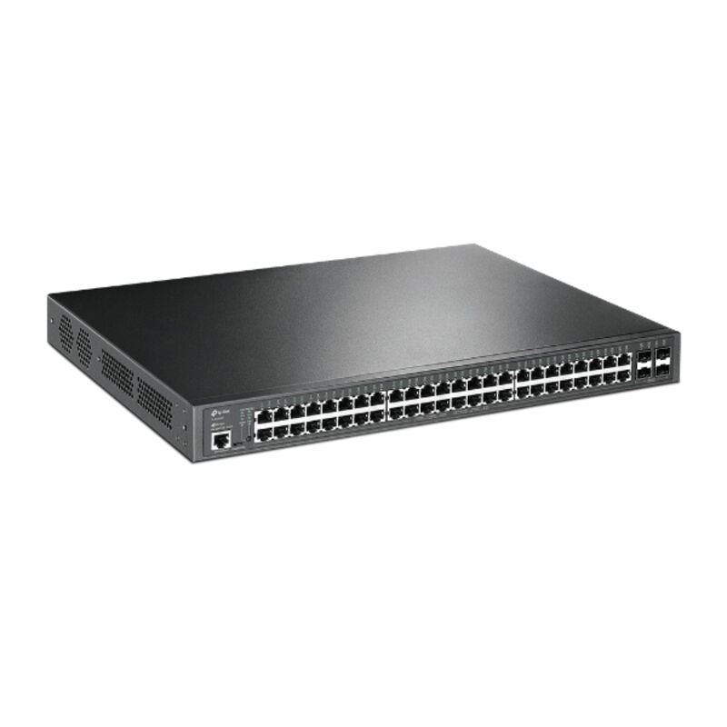 TP-LINK OMADA 52-PORT MANAGED GIGABIT L2+ SWITCH, POE+(48), SFP(4), 5YR WTY