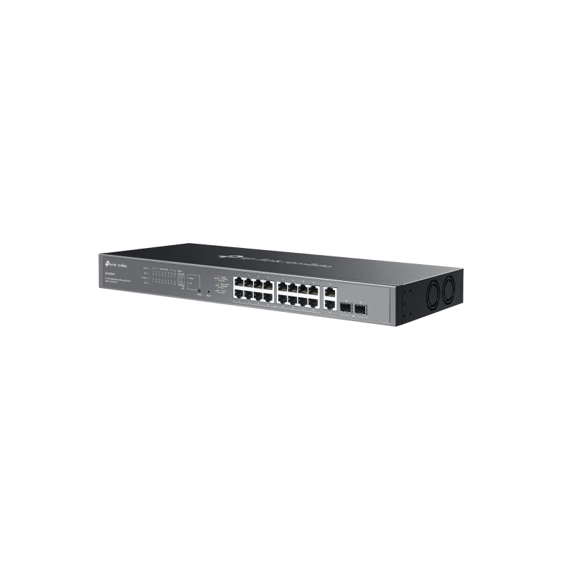 TP-LINK OMADA 20-PORT EASY MANAGED GIGABIT SWITCH, POE+(16), SFP/RJ45(4), 5YR