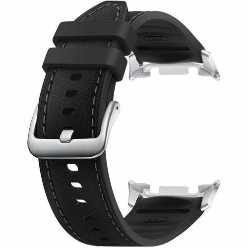 Samsung Adjustable Smartwatch Band - Small (S)/Medium (M)/Large (L) - Black - Eco-leather