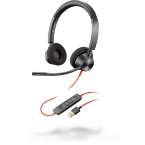 Poly Plantronics Blackwire 3320 UC Stereo USB-A Corded Headset