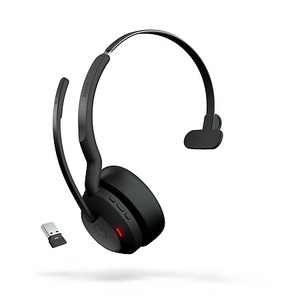Jabra Evolve2 55 MS Mono Bluetooth Headset w Link 380 USB-A