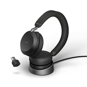 Jabra Evolve2 75 MS Stereo Wireless Headset, USB-C w Charging Stand