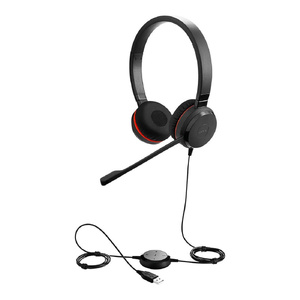 JABRA CORDED EVOLVE 30 II UC STEREO HEADSET,3.5MM,USB-C/A