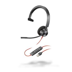 Poly Plantronics Blackwire 3310-M UC Single Ear USB-A Corded Headset