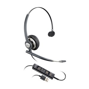 HP Poly Encorepro HW715 Corded Headset - Mono - UC Certified - USB A