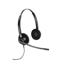 Poly Plantronics EncorePro HW520 Over-The-Head Stereo Noise Cancelling QD Corded Headset Top