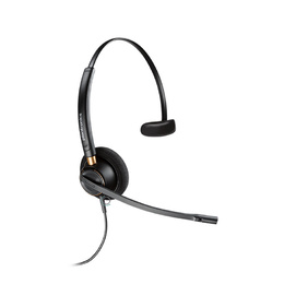 Poly Plantronics HW510 EncorePro Over The Head Mono Noise Cancelling QD Corded Headset Top