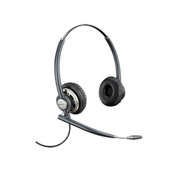 Poly Plantronics EncorePro HW720 Over The Head Stereo Noise Cancelling QD Corded Headset Top