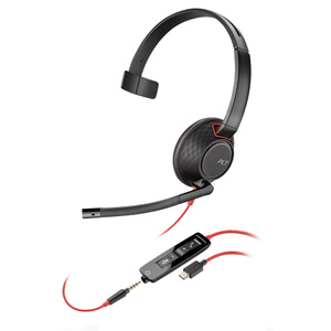 Poly Plantronics Blackwire C5210 UC Mono USB-C & 3.5mm Corded Headset
