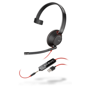 HP Poly Blackwire C5210 UC Mono USB-A & 3.5mm Corded Headset