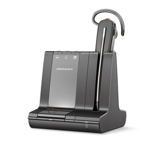 Plantronics Savi S8240-M Office, Convertible Wireless Dect Headset, PC/Deskphone/Bluetooth