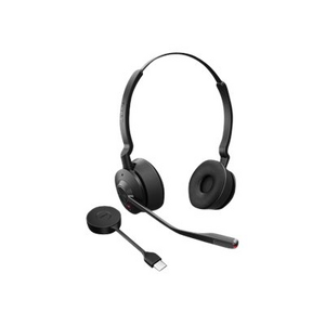 JABRA Engage 55 SE Stereo Wireless DECT Headset - UC Certified - Portable Adv Noise Cancelling Mic - USB C
