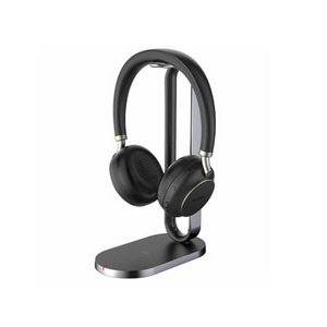 Yealink (BH76) Wireless Headphones - Stereo - MS Certified - Active Noise Cancelling - with Charging Stand - BT51 USB C Dongle - Black - USB C