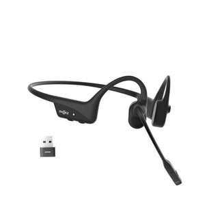 SHOKZ OpenComm 2 UC Stereo Bone Conduction Bluetooth Headset with Wireless USB-A Adapte