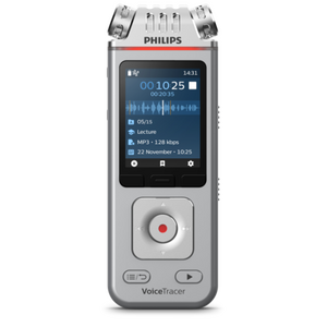 Philips DVT4110 - Lectures - 3 mic, colour display, Remote Control & sharing App, tripod mount