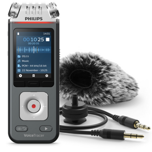 Philips DVT7110 - Video - 3 mic, colour display, Remote control & sharing App, tripod mount, video kit.