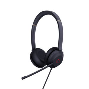 Yealink UH37 Dual MS Teams Wired Stereo Headset USB-C with USB-A Adapter