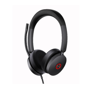 Yealink (UH48) Wired Headset - Stereo - UC Certified - Active Noise Cancelling - with USB C + A Adapter