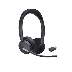 Yealink (WH64) DECT Hybrid Headphones - Stereo - UC Certified - Bluetooth - WDD60 DECT Dongle - No Base Station