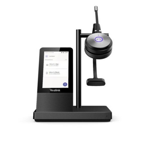 Yealink (WH66) Wireless DECT Headphones - Mono - MS Certified - 4" Touch Screen Base - Speakerphone -EX DEMO