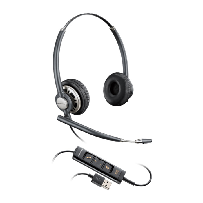 EncorePro HW725 - Hardwired Headset - Stereo - USB - (generic, Lync, SFB)