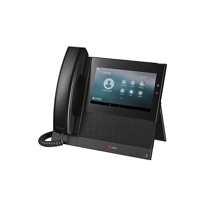 Poly Polycom CCX 600 Microsoft Teams Business IP Phone with 7 Inch LCD Display and Handset