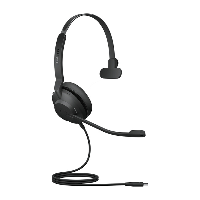 JABRA Evolve2 30 SE Mono Wired Headset - UC Certified - Noise Cancelling Mic - Lightweight Prof Grade Speakers - USB C