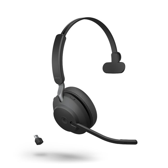 Jabra Evolve2 65 MS Single Ear Wireless Headset, USB-C