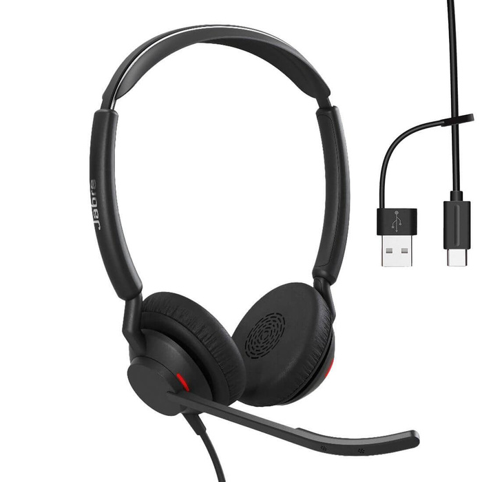 JABRA ENGAGE 50 II MS STEREO HEADSET WITH LINK CONTROLLER,USB-C/A