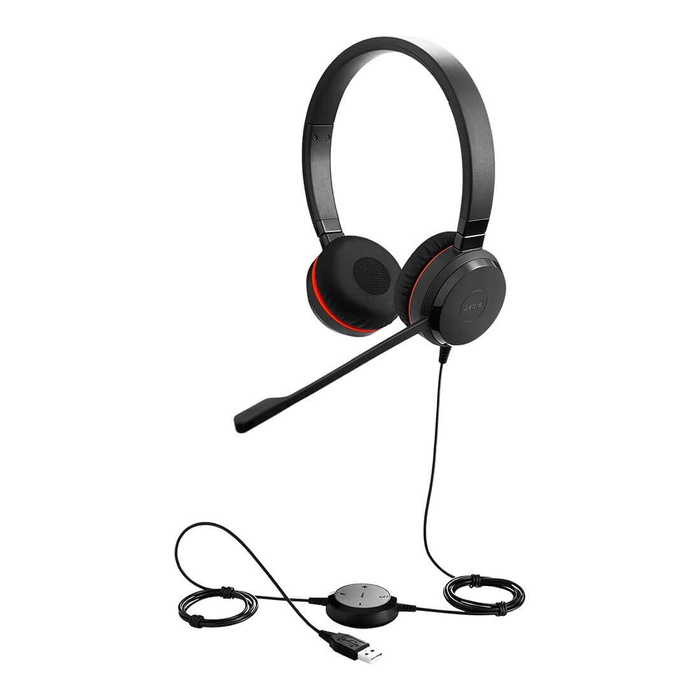 JABRA CORDED EVOLVE 30 II MS STEREO HEADSET,3.5MM,USB-C/A