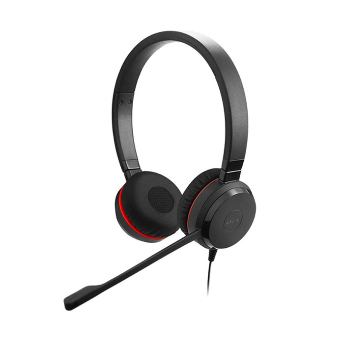 JABRA Evolve 30 II Stereo Wired Headset - Microsoft Teams & Open Office Certified - InLine Controller - Noise Cancelling Mic +3.5mm - USB C