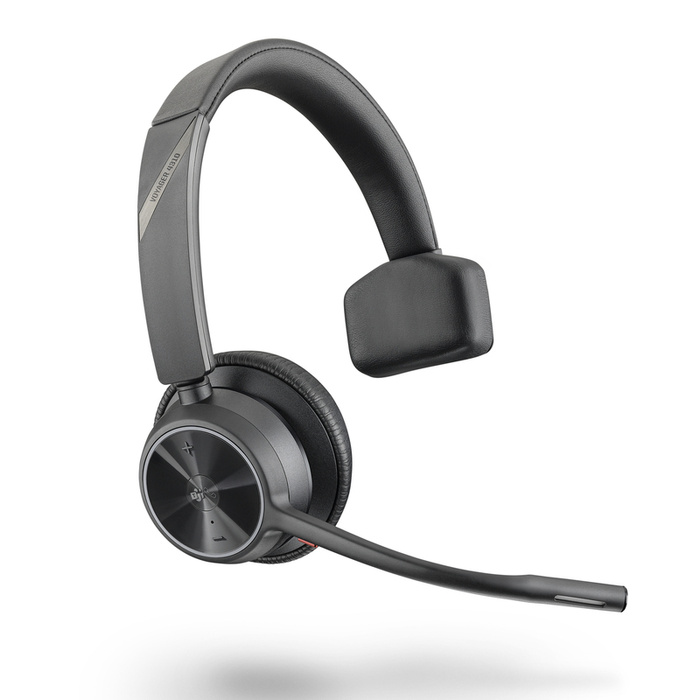 Voyager 4310 Wireless Headset - Monaural - MS Certified - Bluetooth - USB C- with BT700 Adapter