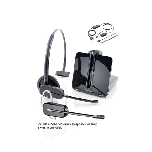 Poly Plantronics CS540 Wireless Headset w EHS: Alcatel