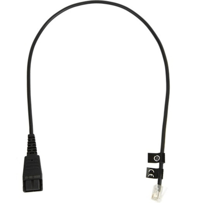 Jabra Cord - QD to RJ9, 0.5m Straight
