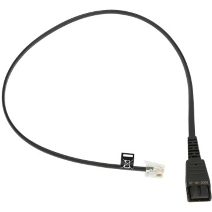 Jabra Cord - QD to RJ9, 0.5m Straight