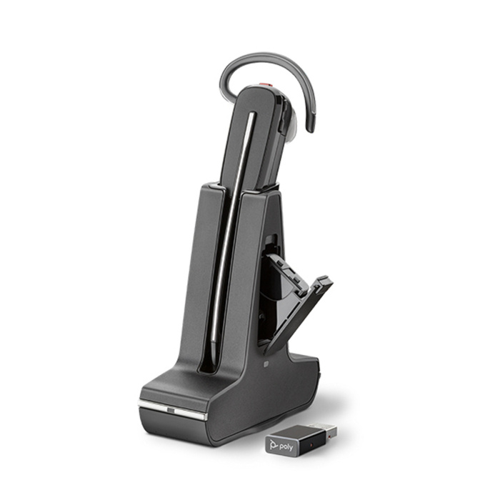 Plantronics Savi UC S8245 Convertible Wireless Dect, HS Battery, USB-A, PC - MS