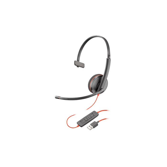 Poly Plantronics Blackwire 3210 UC Mono USB-A Corded Headset