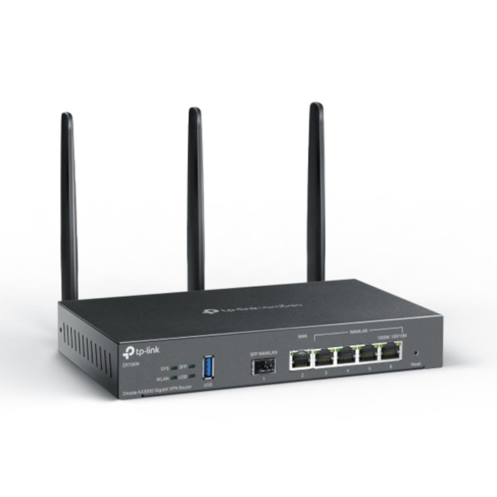 TP-LINK OMADA VPN ROUTER, GbE(4), WAN, GbE/WAN(6), 5YR WTY