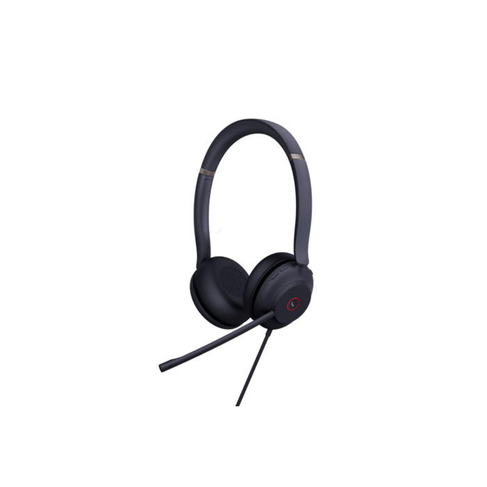 Yealink UH37 Dual MS Teams Wired Stereo Headset USB-C with USB-A Adapter